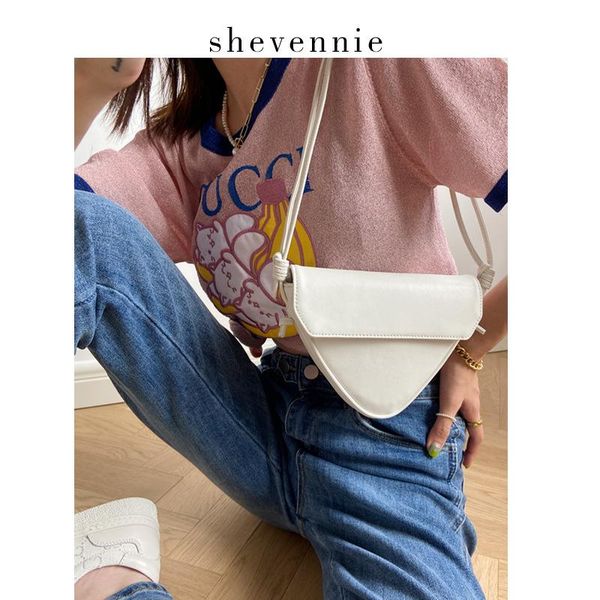 

evening bags 2021european andamerican design triangle underarm bag slung mini women's fashion trend handbag purse shoulder