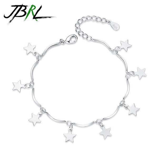 

link, chain fashion bangle silver plated charm bracelet jewelry gift wholesale handmade adjustable sweet for women girl, Black