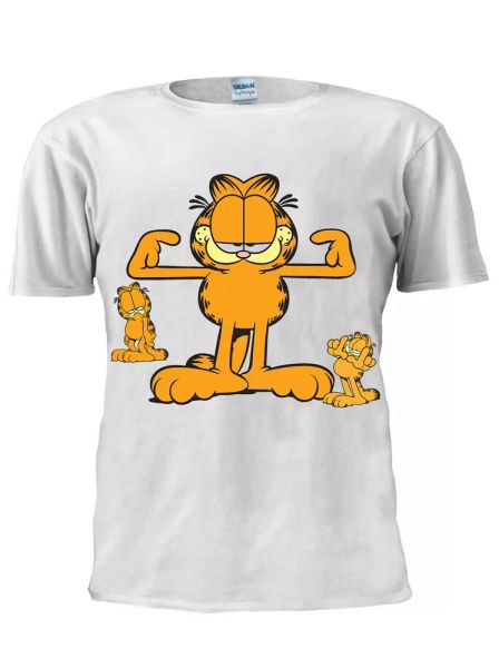 

Garfield The Cat T-Shirt Cartoon Funny Inspired Men Women Unisex Tshirt M366, Mainly pictures