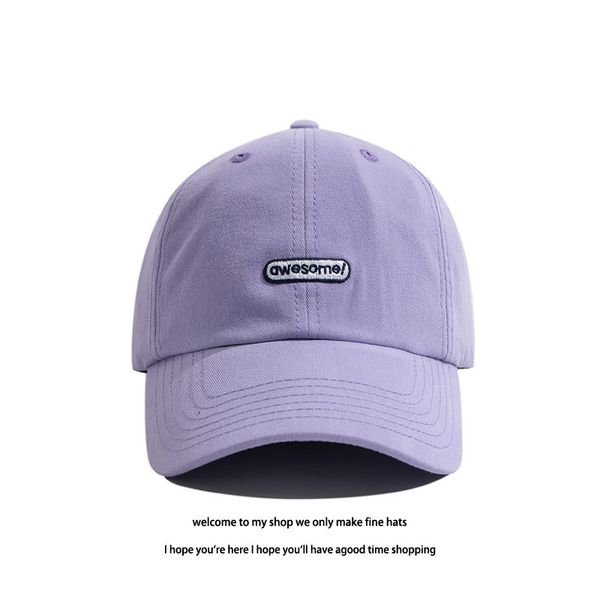 

new hat female usa soft lovers casual simple letter sunshade baseball cap male, Black;white