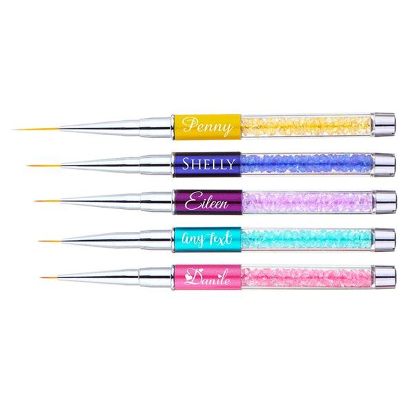 

nail art kits personalized 5/7/9/11/15mm manicure tools rhinestone custome acrylic liner brush stripes grid painting drawing pen