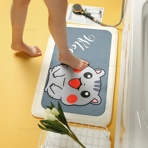

bath mats bathroom non-slip floor and door home absorbent
