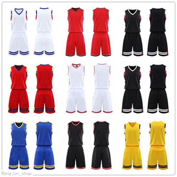 

2021 men team basketball jersey sets pantaloncini da basket sportswear running clothes white black red purple green 36 0904