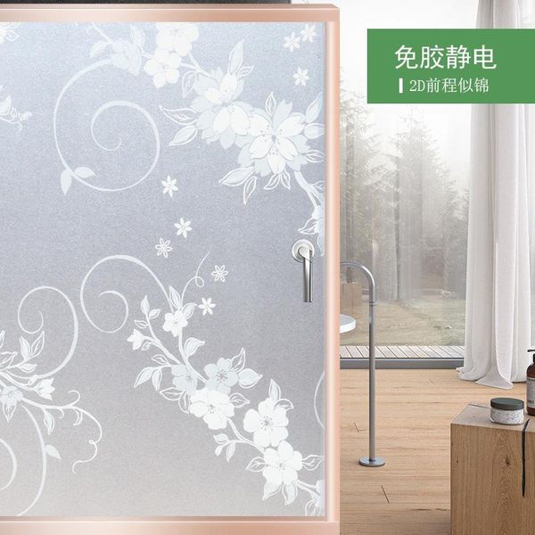 

wallpapers electrostatic adhesive glass film sticker window decal thermal insulation 3d transparent opaque protective