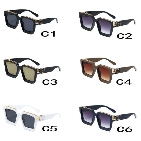 

Cool Square Fashion Sunglasses Men Women Sunglass Cycling Sun Glasses Shades Black Dark Lens Goggles 6 Colors Anti-glare Standard Eyewear