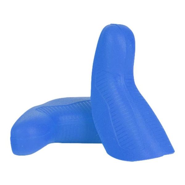 

bike derailleurs gear shift sleeve cover bicycle silicone brake lever transmissionÂ protectiveÂ cover for road and mtb black / blue