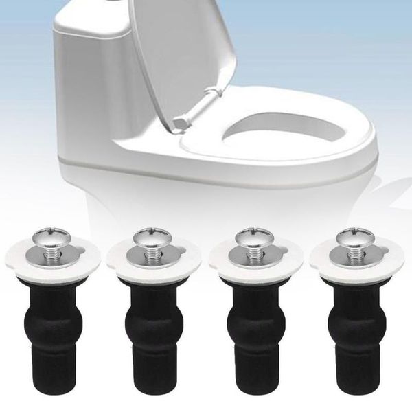 

bath accessory set 4 pcs expansion screws with gasket fixing locking universal rubber toilet seat replacement reusable professional hinges t