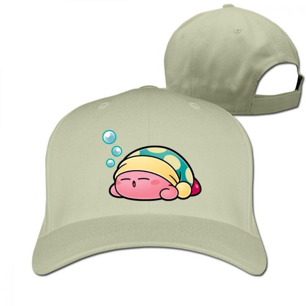 

visors sleeping kirby natural men's women's truker cap adjustable golf dad hat, Blue;gray