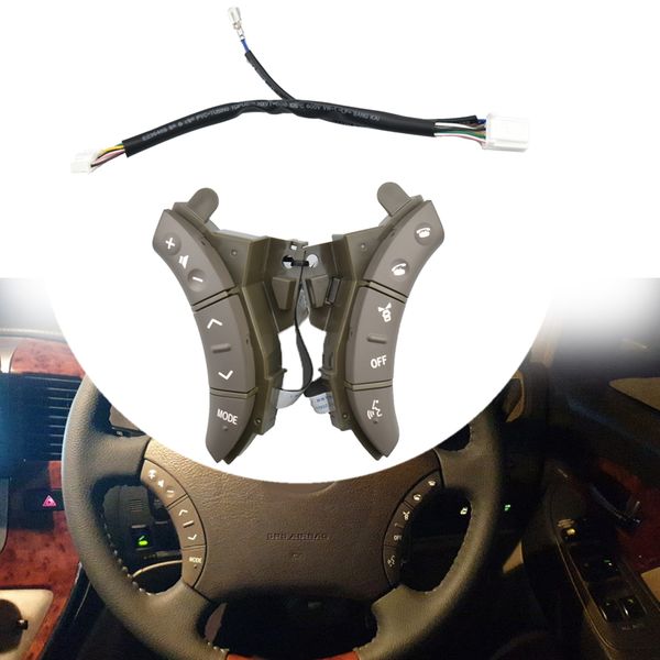 

multi function cruise control switch grey steering wheel oem 75b037 2003-2007 for toyota highlander land cruiser