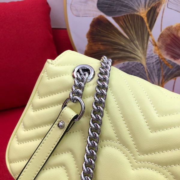 

women genuine leather fashion bag luxurys designers handbag purse ladies 26cm handbags shoulder bags messenger z443497-4