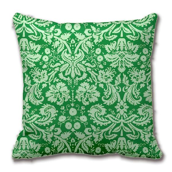 

green damask pillow decorative cushion cover case customize gift high-quility by lvsure for car sofa seat pillowcase cushion/decorative