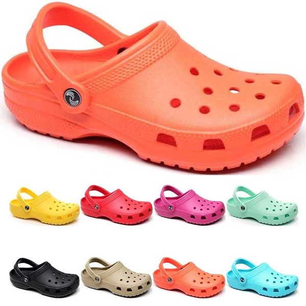 

282 hotsale fashion Sandals Slip On Casual Beach Waterproof Shoes men Classic Nursing Clogs Hospital Women Slippers Work Medical, 9 36-47