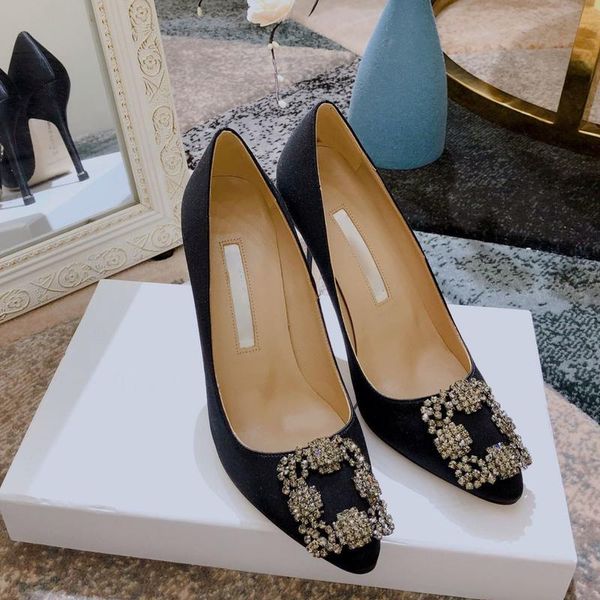 

dress shoes high heel real silk styles women stiletto heels 1cm 5cm 7cm 10cm leather sole point toe pumps loafers black