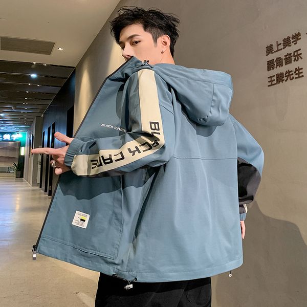 

men's jackets m-4xl mens and coats streetwear 2021 bomber hooded windbreaker fashion clothes male outdoor for men, Black;brown