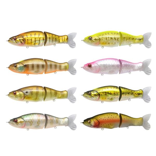 

fishing hooks h053 multi-section artificial hard bait lures box swimbaits slow lure tackle lifelike 3d baits s