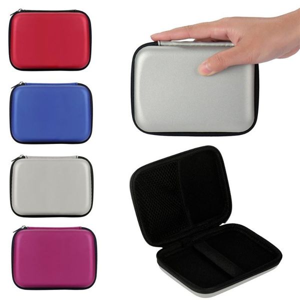 

storage bags 2.5inch portable external hard drives shell carry bag case protection box protective power bank cases organizer