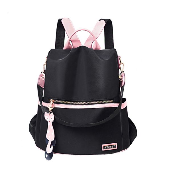 

designer schoolbagoxford cloth backpack female 2021 new korean fashion travel backpack wild security canvas college student bag