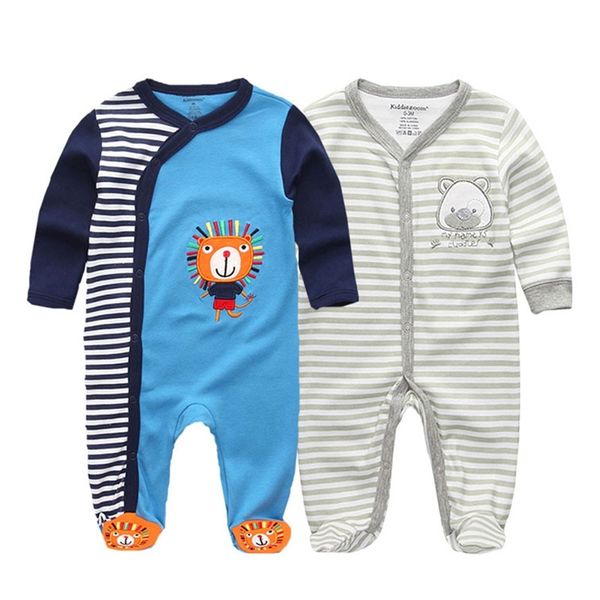 Детская одежда, рожденная мальчик девушка для ноги Rompers хлопчатобумажная звезда шаблон одежды младенческие малыши костюмы ROPA de bebe 210816