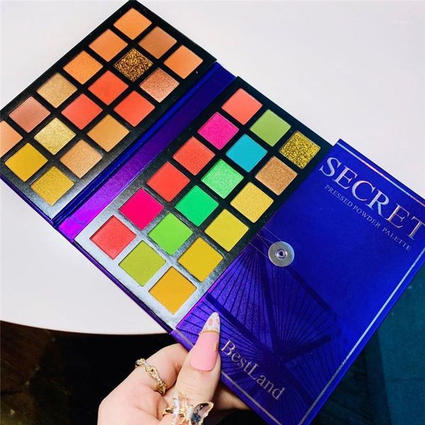 

colors ultra secret palette matte glitter eyeshadow colorful eye shadow neon pigments christmas makeup1