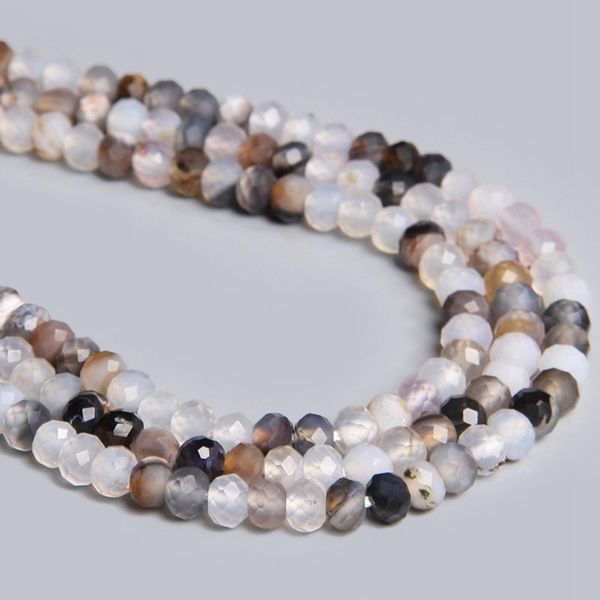 

other natural faceted agat stone beads 4x6mm loose flat disk gem spacer charm for jewelry bracelet necklace making handmade diy