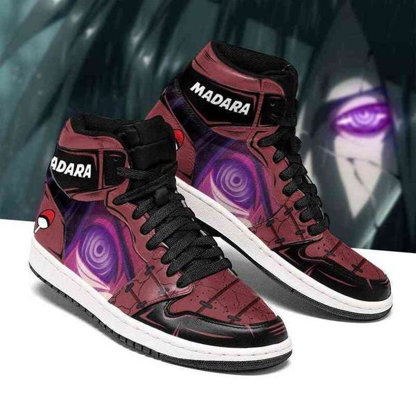 

madara rinnegan eye sneakers naruto anime costume