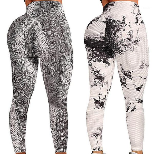 

yoga outfit women anti-cellulite pants fitness jacquard push up sweatpant sports running bodybuilding athletics gym workout trousers