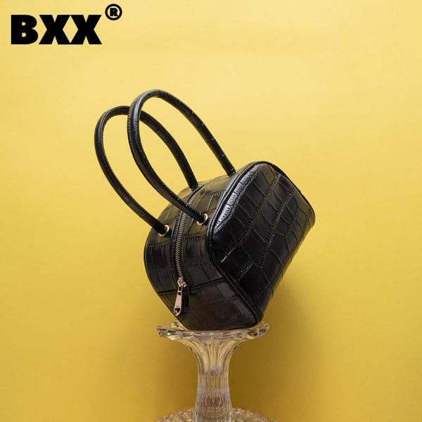 

[bxx] stone patternpu leather bags for women 2021 summer fashion shoulder hand bag lady trend handbags and purses hs093