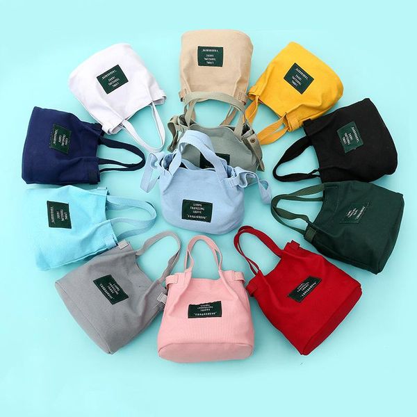 

evening bags korean canvas shoulder bag zipper luxury women designer messenger female simple handbag letter printing tote