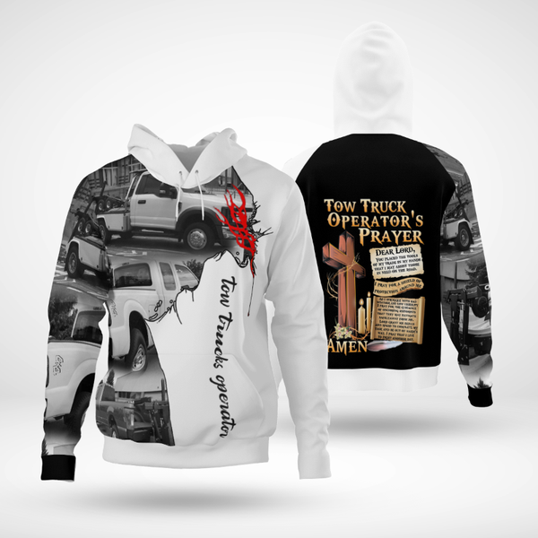 

men's hoodies & sweatshirts tow truck jesus 3d printed hoodie men/women casual streetwear outfit autumn boys hiphop hoody clothes drop, Black