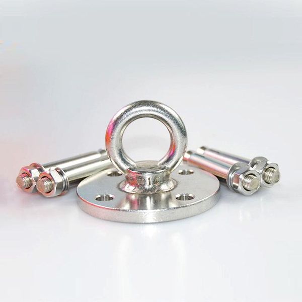 

stainless steel ceiling buckle, fixed plate of air yoga swing, fitness fittings sandbag ring accessories
