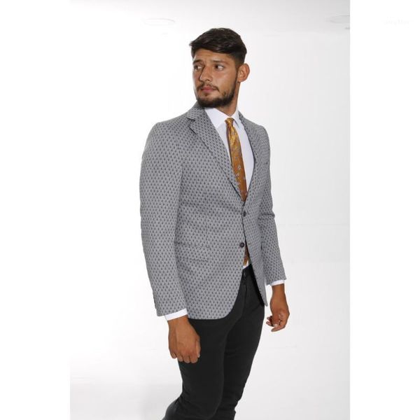 

globay men gray slim fit jacket men's jackets, Black;brown