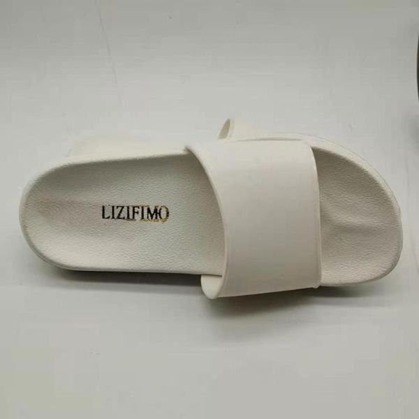

brand women summer white chain slippers home house big size girls beach flip flops, Black