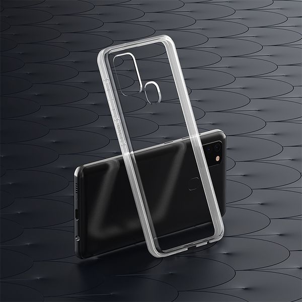 Mobiler Cover-Lieferant, transparent, 2,0 mm dick, TPU-Mobail-Handyhülle für Samsung Galaxy A12 A