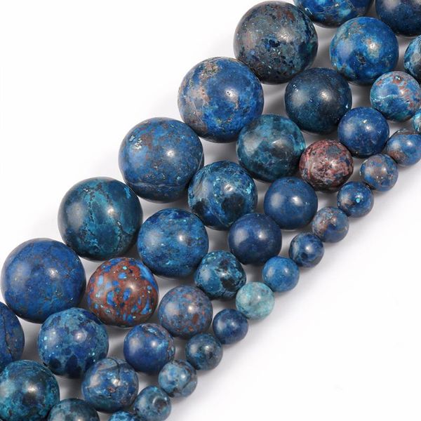 

other natural american howlite blue turquoises round loose stone beads for jewelry making diy bracelet accessories 15'' 4/6/8/10mm