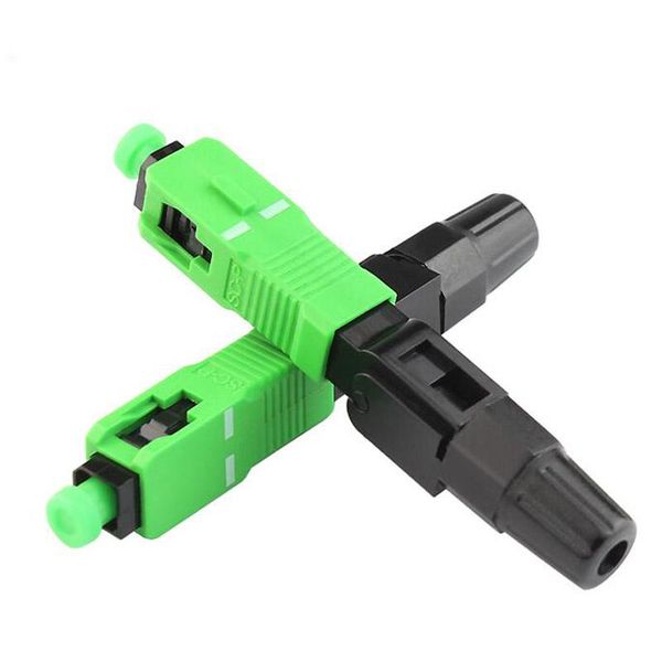 

fiber optic equipment 100pcs sc apc fast connector embedded ftth tool cold