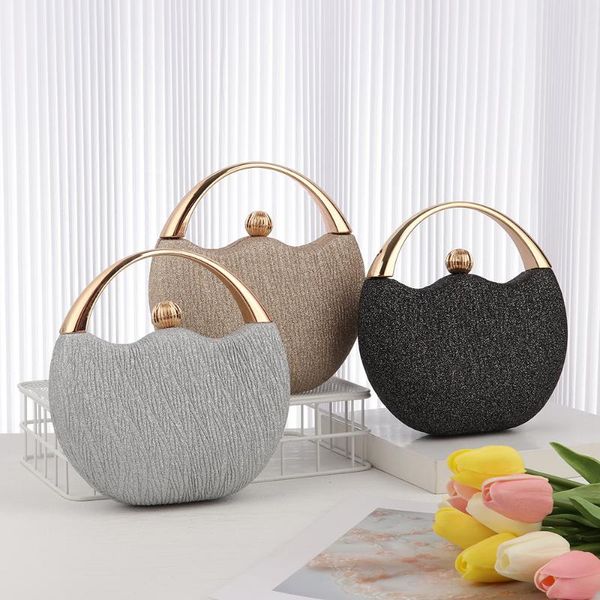 

evening bags women clutch one-shoulder purses real leather handbag shoulder bag cosmetic storage box for party wedding