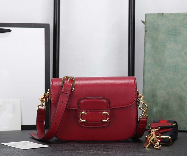 

70% off luxury handbag 1955 printed stitching series genuine leather women's bag mini one shoulder cross saddle bag 3l8a 65y4