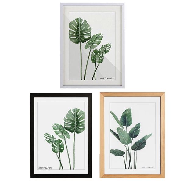 

frames 12x17inch picture frame wide real wood molding with hook and ps plate, for wall