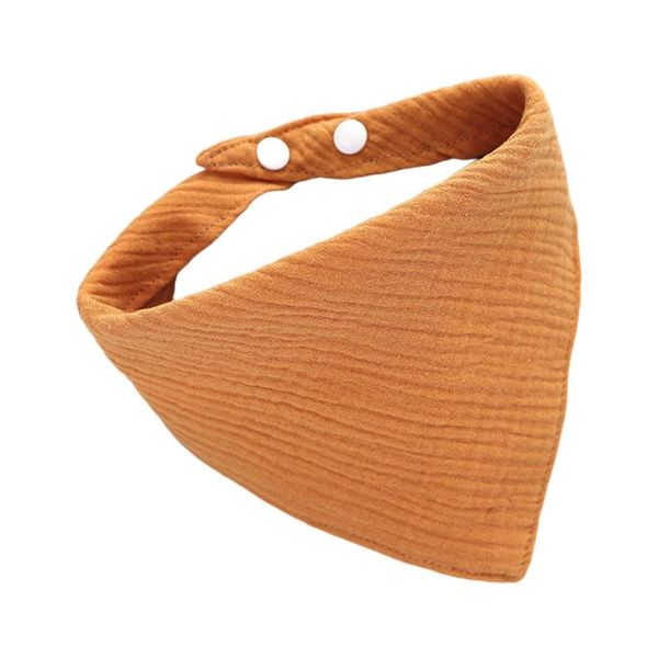 

hair accessories 85de baby infants feeding bibs with snaps born burp cloth soft gauze saliva towel toddler bandana triangle scarf, Slivery;white