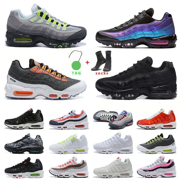 

nik max 95 95s air running shoes big size us 12 for mens womens triple white camo red neon navy blue kim jones black volt airmax sports snea