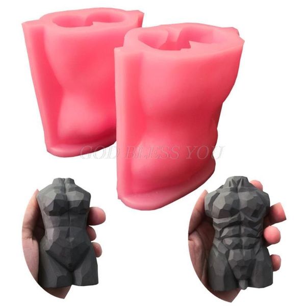 

craft tools 3d human body candle epoxy resin mold plaster soap casting silicone mould diy crafts ornaments making
