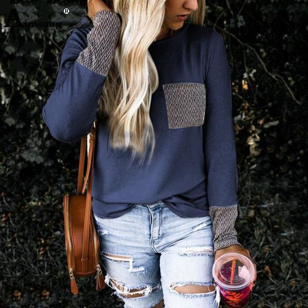 

women's t-shirt vintage 2021 spring autumn women elegant casual loose shirts plus size 3xl female patchwork pockets 3d print tees shirt, White