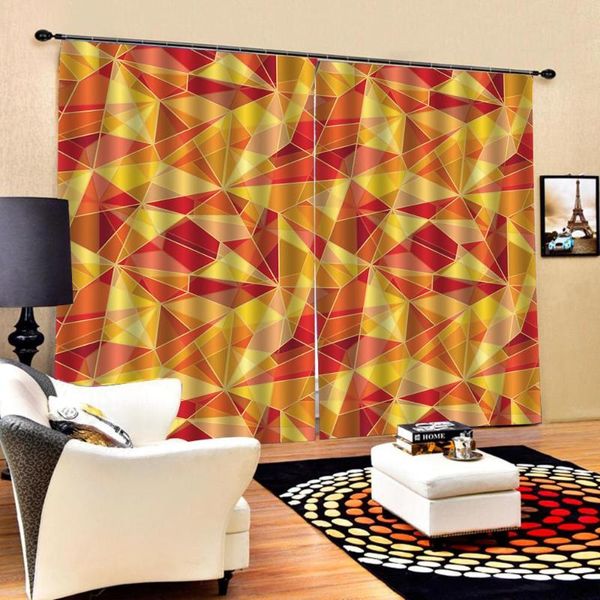 

curtain & drapes blackout yellow curtains for living room bedroom 3d luxury window