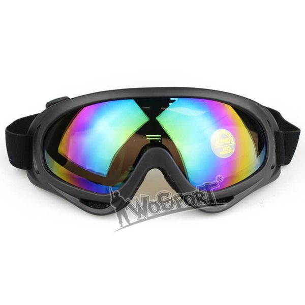 

outdoor riding, rock climbing skiing are suitable for tactical colorful and anti glare goggl, White;black