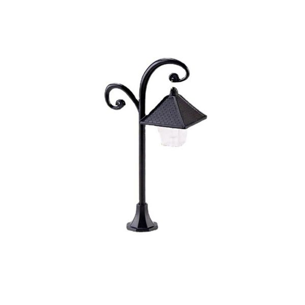 

decorative objects & figurines miniature victorian led street lamp doll house lighting battery operated black