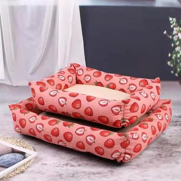 

pet summer dog cat cooling mat refreshing lace ice cushion pad accessories silk bed for puppy kennels & pens
