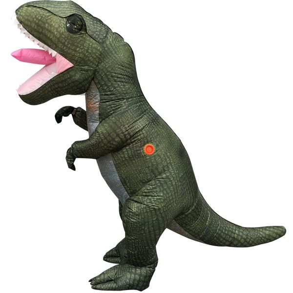 

mascot costumesnew inflatable dinosaur costume lovely t rex dino halloween costumes for men women carnival fancy-dressmascot doll cost, Red;yellow