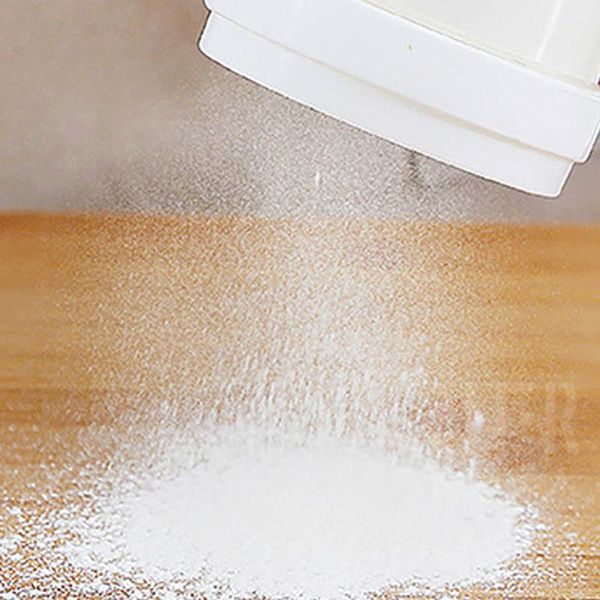 

1pcs white flour sieve kitchen tool diy baking supply shaker pp/pa cocoa powder sifters 200ml household & pastry tools