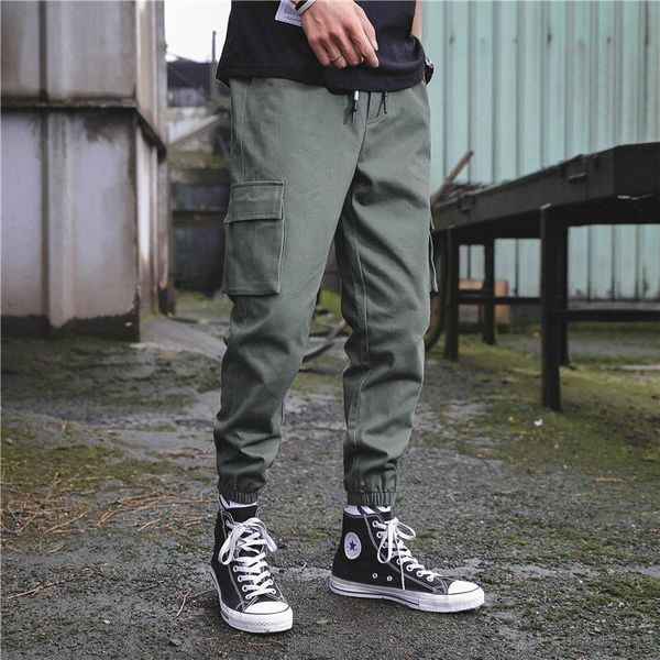 

men's pants men joggers sweatpants male spring autumn streetwear mens fashion casual pant cargo black khaki