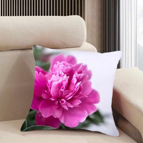 

pillow case bright flowers cushion cover red pink roses throw rhododendron sunflower pillowcase for home sofa decor